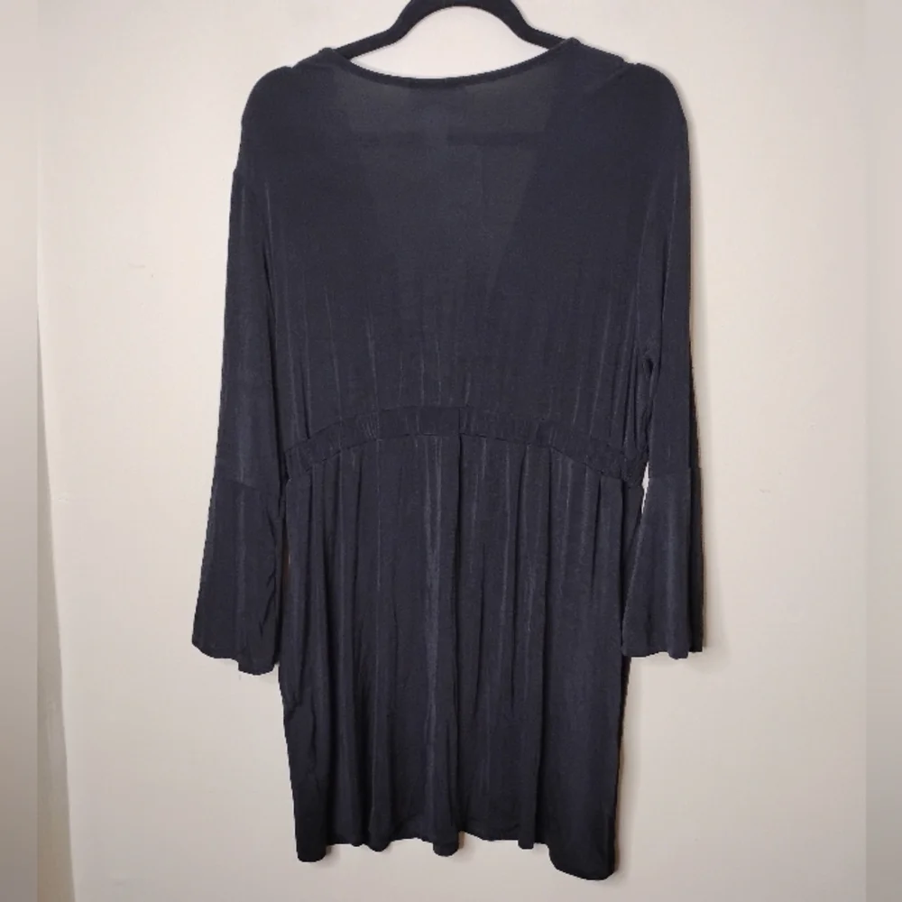 NWT J. Valdi Black Swim Cover-Up - XL